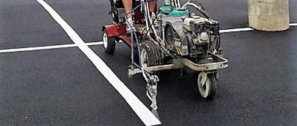 Newton's Seal Coating - Line Striping